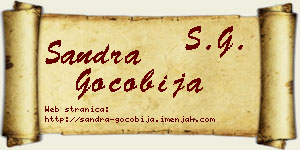 Sandra Gočobija vizit kartica